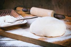 Enzyme in bread baking bread dough