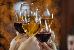 enzyme and wine a glass of wine